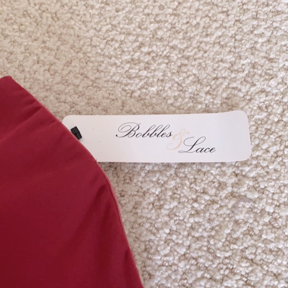 Red Strapless Dress - Picture 4 of 4